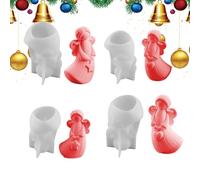 Angel Silicone Mold, 3D Angel Candle Molds, 4 Pieces Epoxy Casting Handcraft Moulds For Wedding Party Dinner Table Centerpiece Home Decoration
