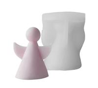 Angel Silicone Mold - Detailed 3D Angel-Shaped Form Piece, Flexible Crafting Structure, Durable Heat-Resistant Material, Smooth Shaping Tool, Versatile Decorative Figure Maker, Soft Bendable F