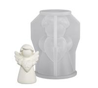 Angel Silicone Mould - Silicone Casting Moulds for Kids | Christmas Decorations Sturdy Non Stick Mold for Resin Art, Soy Wax, Cake, Chocolate, Soap Making, Wedding Favors and Crafts
