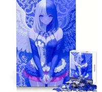 Angel ﹨u Demon Anime Girl 1000 Piezas Rompecabezas para Adolescentes Desarrollo Cerebral Relajación Fácil de Limpiar Unir Cálido (50x75cm)
