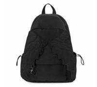 Angel Wing Backpack for Women, Large Capacity Nylon Rucksack (Black)