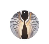 Angel Wing - Juego de tarjetas de ambientador redondas para coche, aroma a lavanda, 10/24 piezas