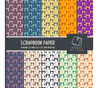 Angel Wing Pattern Scrapbook Paper: Pattern Scrap Paper for Scrapbooking, DIY Projects, Arts and Crafts, Junk Journals, Card Making | 30 One-Sided Sheet | 8.5" x 8.5"