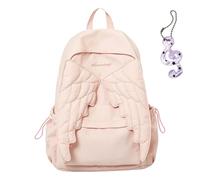 Angel Wings Backpack Cutecore Daypack Nylon Bag for Women Girls (Pink)