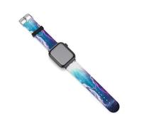 Angel Wings - Correas de silicona de repuesto para Apple Watch, 38mm/40mm, Acero inoxidable, Amatista