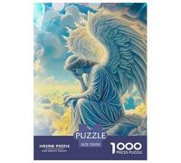 Angel Wings Puzzle Imposible Desafío Extremo Adultos Niños 1000 Piezas Arte Moderno Cumpleaños Regalo Brain Teaser Mindfulness Activity 70x50cm/1000pcs