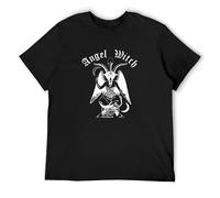 Angel Witch Baphomet Men's T-Shirt Unisex Black Men Tees S