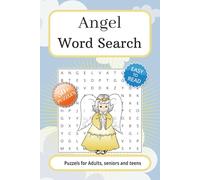 Angel Word Search Puzzle Book: Word Searches with Easy to Read Print about Grace, Kindness, Virtue and More: 50+ Large Print Puzzles | Relaxing ... Book for Adults and Seniors | 6x9, 110 Pages