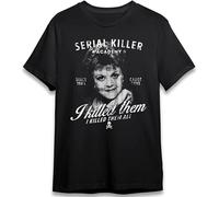 Angela Art Lansbury Poster Jessica Black Fletcher Movie Horror Fan Top Trend Vintage Retro Style 90S Music Unisex 100% Cotton Short-Sleeve T-Shirts Black L