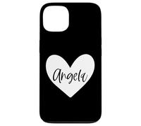 Ángela Rosa Nombre Corazón Amor Mujer Niña Amigo Personalizado Carcasa para iPhone 13