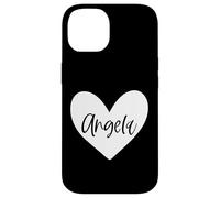 Ángela Rosa Nombre Corazón Amor Mujer Niña Amigo Personalizado Carcasa para iPhone 14