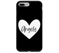 Ángela Rosa Nombre Corazón Amor Mujer Niña Amigo Personalizado Carcasa para iPhone 7 Plus/8 Plus