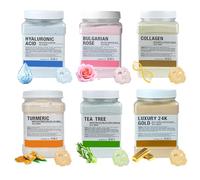 Angeland Mascarilla facial de gel profesional, hidratante e hidratante, mascarilla exfoliante para el cuidado de la piel, máscara facial de gel profesional para spas, hola