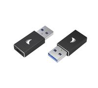 Angelbird Adaptador USB 3.1 Gen2 Tipo-A a Tipo-C activo - Negro