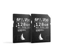 Angelbird AV Pro - Tarjeta SD MK2 de 128 GB UHS-I V30 U3 Clase 10 para Canon, Paquete de 2