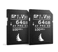 Angelbird AV Pro - Tarjeta SD MK2 de 64 GB UHS-I V30 U3 Clase 10 para Fujifilm 2 Unidades