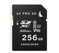 Angelbird Tarjeta de Memoria AV Pro SDXC de 256 GB, UHS-II, Clase 10, estándar U3, hasta 300 MB/s de Lectura y 260 MB/s de Escritura, AVP256SD
