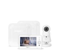 Angelcare® AC25-SP - Monitoreo de bebé 3 en 1 vídeo, audio + movimiento con dos alfombrillas de sensor inalámbrico