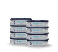 Angelcare - Pack de 8 recambios originales para cubo de pañales Angelcare Dress-Up/Dress-Up XL/Classic XL