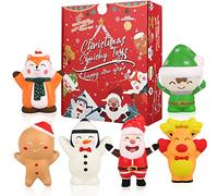 ANGELEMM 6 Pcs Halloween Squishy Gigante Kawaii Juguetes Descompresión Pack Squishies Baratos Slow Rising Squishes Estrés Alivio Suave Juguete Antiestres Squeeze para Niños