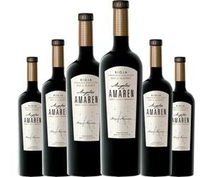 Ángeles de Amaren Vino Tinto Crianza 14,5% Vol, Tempranillo y Graciano, Intensidad y Equilibrio para Maridar con Carnes y Quesos, Compra Online Segura| 6 botellas