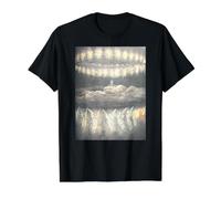 Ángeles en la Novena Esfera del Cielo Gustave Dore 1867 Camiseta gráfica económica, Hombre, Negro, S