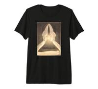 Ángeles flotando sobre Jesús pintando William Blake 1805 Camiseta Premium