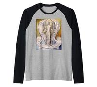 Ángeles Ministrando a Cristo Pintura por William Blake 1820 Camiseta Manga Raglan