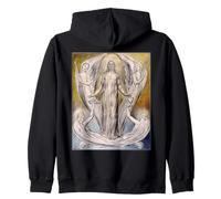 Ángeles Ministrando a Cristo Pintura por William Blake 1820 Sudadera con Capucha
