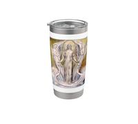 Ángeles Ministrando a Cristo Pintura por William Blake 1820 Vaso térmico de acero inoxidable de doble pared