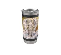 Ángeles Ministrando a Cristo Pintura por William Blake 1820 Vaso térmico de acero inoxidable de doble pared