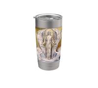 Ángeles Ministrando a Cristo Pintura por William Blake 1820 Vaso térmico de acero inoxidable de doble pared