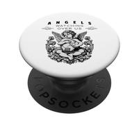 Ángeles vigilando sobre Nosotros Cita Protectora PopSockets PopGrip Adhesivo