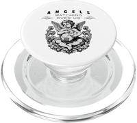 Ángeles vigilando sobre Nosotros Cita Protectora PopSockets PopGrip para MagSafe