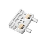 Angeleyes Plata Finderscope Ranura de Cola de Milano Placa Doble Losmandy/Vixen con 2 Tornillos de Bloqueo