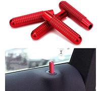 angelguoguo 4 pcs rosca de tornillo de metal estilo COCHE modificado Interruptor de puerta cerrojo de Pin para Mercedes Benz Clase A, B, GLA CLA ML GLK CLS/E (2009 - 2015)