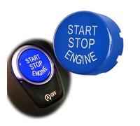 Angelguoguo Blue Car Stop - Cubierta de botón para interruptor de arranque de coche para BMW 5 Series G30 / 6 Series GT G32 / X3 G01 / X4 G02