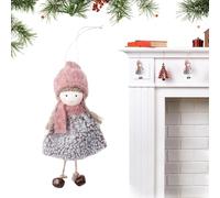 Angelic Plush - de ángel para árbol de Navidad, Colgante Lindo para Fiesta de Invierno, Puerta Interior, decoración doméstica