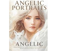 Angelic Portraits Coloring Book for Adults: Serene Angel Faces & Gentle Winter Moments for Relaxation, Stress Relief & Mindful Coloring