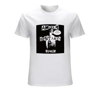 Angelic Upstarts T Shirt Punk Rock Skinhead Oi! Band Graphic tee T-Shirt White XL