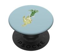 Angélica buena cebolla Angel vegetal PopSockets PopGrip Adhesivo