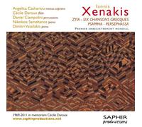 Angelica Cathariou - Xenakis: Zyia/ Six Chansons