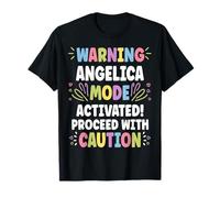 Angelica Personalized Name Funny Cute Custom Angelica Name Camiseta