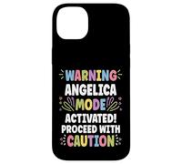 Angelica Personalized Name Funny Cute Custom Angelica Name Carcasa para iPhone 14 Plus