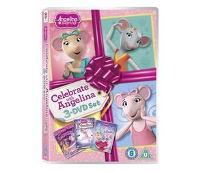 Angelina Ballerina - Celebrate with Angelina [triple pack] (Just Dance / It's Showtime / Sweet Valentine) [DVD] [Reino Unido]