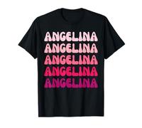 Angelina First Name Minimalist Design Camiseta
