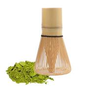 Premium juego té verde matcha batidor de bambú natural. Chasen preparación herramienta de cepillo de polvo para ceremonia de beber té