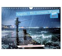 Angeln - Bei miesem Wetter (Wandkalender 2027 DIN A4 quer), CALVENDO Monatskalen