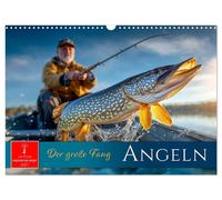 Angeln - der große Fang (Wandkalender 2027 DIN A3 quer), CALVENDO Monatskalender