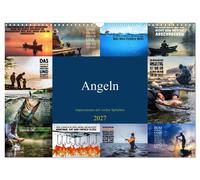 CALVENDO - Piscis - impresiones con hechizos geniales (calendario de pared 2027 DIN A3 acostado), calendario mensual: Angelzeit ist meine Zeit